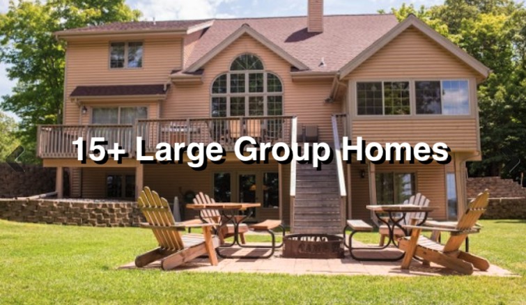 Large Group Vacation Rentals and Cabins Minnesota